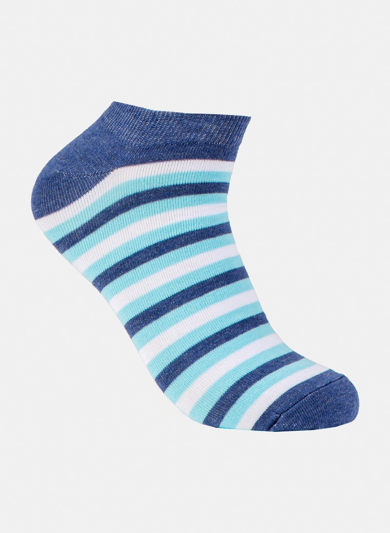 Odds Men's Pack of 3 Lycra Ankle Patterned Socks - Image 2